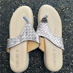 Women's Metallic Sandals